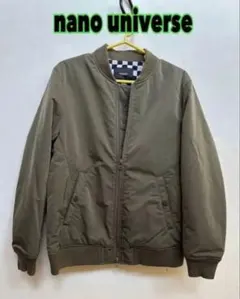 《値下げ》nano universe（ナノユニバース）／MA-1 ブルゾン