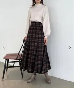 マジェスティックレゴン　クラシカルレースアップフレアスカート