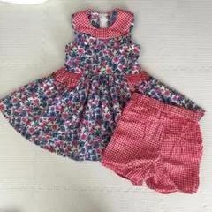 フェフェ fafa ワンピース110cm 短パンツ付き