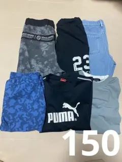 PUMA ユニクロ　デニムパンツ　スウェットパンツ　半袖　まとめ売り　6点