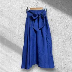 アーバンリサーチ　sonny label リネン混スカート　リボン取り外し可能