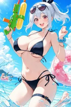 m1701 AIイラスト　かわいい　A4ポスター