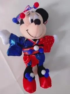 ディズニー ミニー ぬいぐるみバッジ