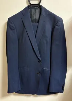 スーツセレクト スーツ上下 A7 ネイビーブルー 美品