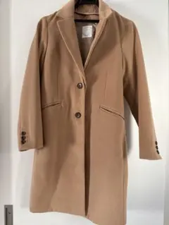 2WAY 【VIS】ビス L チェスターコート ノーカラー ロング ベージュ
