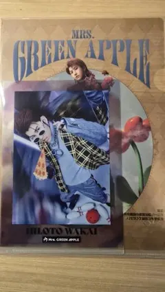 ミセス　ラストワン賞クッション　若井さんアクスタ　クリアファイルセット Mrs. GREEN APPLE ミセス 一番くじ ラストワン A賞 クッション