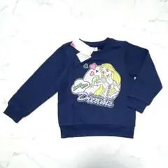 新品未使用タグ付き　ディズニープリンセス　ラプンツェル　トレーナー　長袖　110