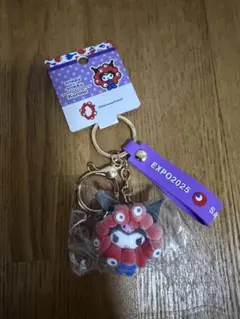 万博　ミャクミャク　サンリオ　なりきり　キーホルダー　フロッキー　クロミ