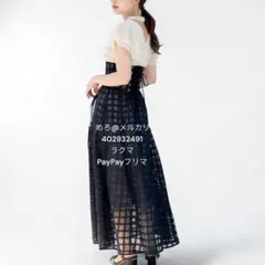 dazzlin ダズリン　シアーチェックコルセットワンピース　マイナス5キロ