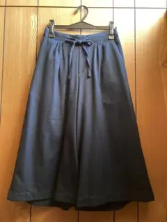 SELF SERVICE ガウチョパンツ　サイズM ネイビー