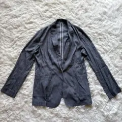 Mixing blue レディース テーラードジャケット L ブルー 羽織り