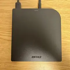 BUFFALO DVDドライブ USB接続 ブラック