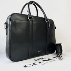 ✅【良品】定価8.9万　コーチ　メンテ済み　COACH ビジネス　バッグ　レザー 公式】COACH – コーチ ビジネスバッグ＆ブリーフケース メンズ