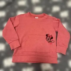 Disney ミニーマウス トレーナー ピンク100センチ