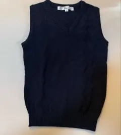 マムエモア　お受験　ベスト　紺　ネイビー　ダイヤ　110 120 130 日本製