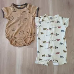 ベビー　ロンパース　テータテート　H&M　80
