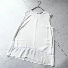 セオリーリュクス ノースリーブ ブラウス 40 レース トリアセテート