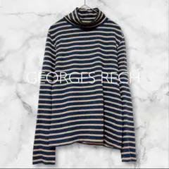 ジョルジュレッシュ ウール タートルネック ボーダー ニット 38 長袖