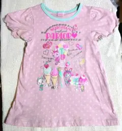 メゾピアノ130 Tシャツ mezzo pianoベリエちゃんミミポポ平成女児