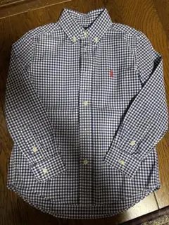 Ralph Lauren チェック柄長袖シャツ 115cm