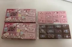 サンリオ チョコブロックシール ハンギョドン ハローキティー