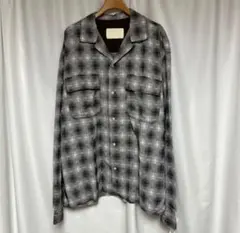 INNAT ガーメントダイ チェックシャツ ブラウン 2