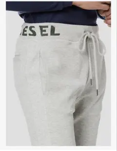 DIESEL メンズ パンツ ピケスウェットパンツ スウェット L