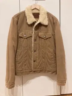 Right-on ボア ジャケット L アウター Gジャン コーデュロイ