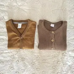 H&M カーディガン ベビー 秋 冬 90 100 女の子 男の子