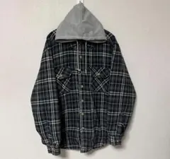 MOOSE CREEK フードフランネルシャツ ジャケット 古着 M