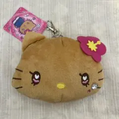 日焼けキティ フェイスリールケース ぬいぐるみ