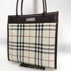 ✨極美品✨BURBERRY バーバリーノバチェック ハンドバッグ　キャンバス