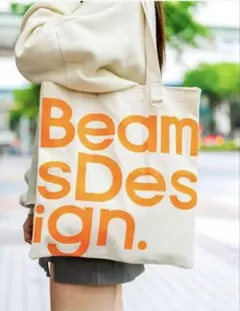 台湾セブンイレブン×BEAMS DESIGNビームスコラボトートバッグ オレンジ