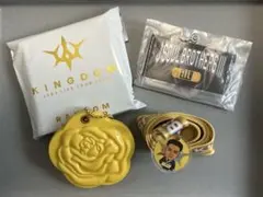 JSB3 KINGDOM ELLY ローズミラー ストラップ 缶バッチホルダー