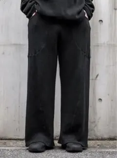 ANDER / WAFFLE CURVY PANTS アンデル