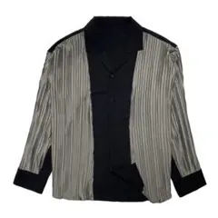 新品 All sizeストライプデザインの長袖シャツ