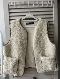 ZARA ザラ ボア フリースベスト ポケット エコボア ジャケット ZARAのボアフリースが相当オシャレ | ファッション | FINEBOYS