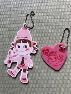 ペコちゃん moco peko アクリルキーホルダー 2個セット