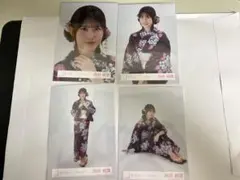 向井純葉 櫻坂46 生写真 2025年 浴衣 4種