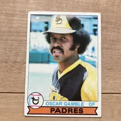 1979 Topps Oscar Gamble パドレス トレーディングカード