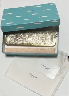 未使用】ツモリチサトキャリー ネコプラネット 長財布 ホワイト 箱付き 