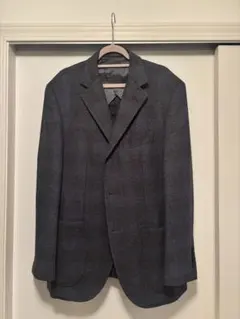 TEIJIN MEN'S SHOP GINZA ジャケット　ネイビー チェックのサムネイル