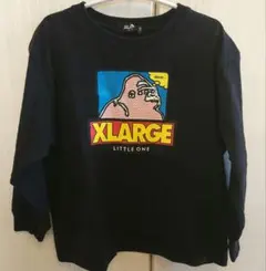 X-LARGE　キッズ　ロンT　くろ
