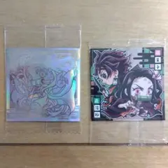 鬼滅の刃 ディフォルメシール ウエハース　極みレア　竈門炭治郎　禰豆子