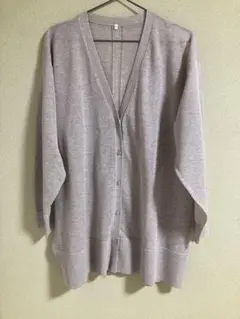 カーディガン　薄手　グレージュ系