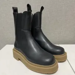 トラックソールブーツ　バイカラー　美品