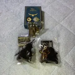 ハリーポッター キーホルダー 魔法の箒　3点セット