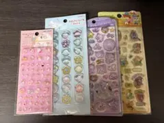 おはじきシール　立体シール　タイルシール