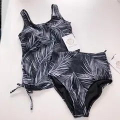 新品♡水着上下2点セット♡タンクトップ型&ハイウエスト♡海外旅行♡