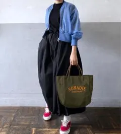 【新品】NOMADIS トートバッグ カーキ　Mサイズ　ナイロン　軽量　撥水